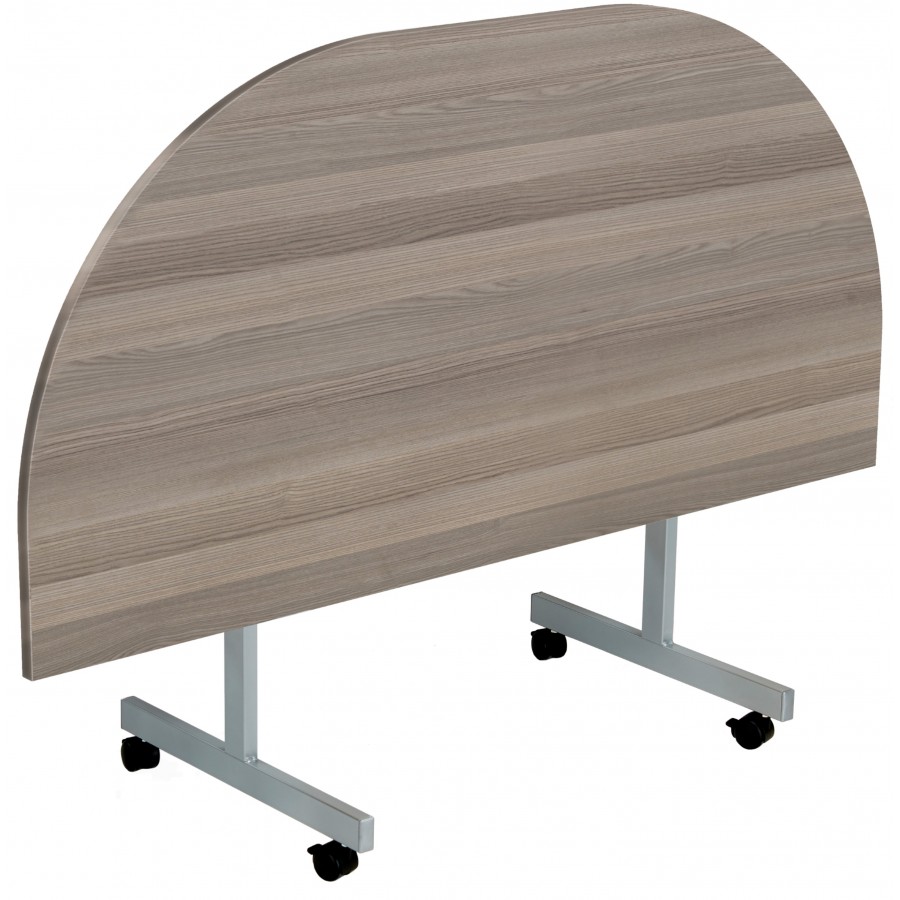 Olton 1600mm Wide D-End Flip Top Table